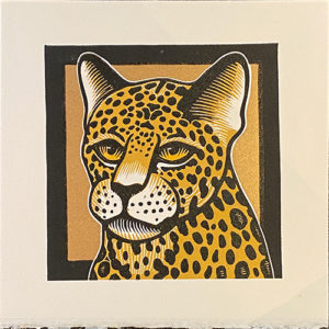 Spots Gouden achtergrond