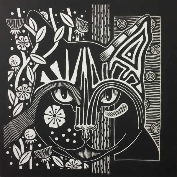 Kat 08 zwart-wit